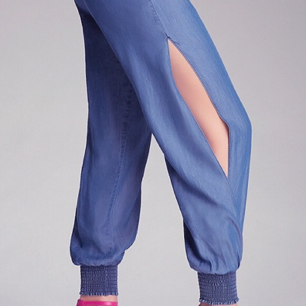 Bebe Chambray Pants - image 1